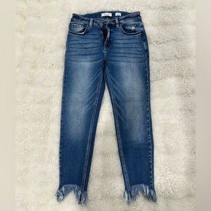 KanCan kurvy mid-rise ankle skinny jeans